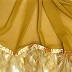 Feather hijabs in chiffon fabric - Yellow Feather hijabs in chiffon fabric - Yellow